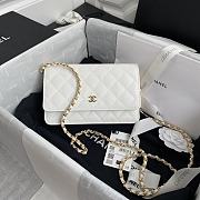 Chanel WOC Caviar Leather in White  - 1