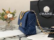 chanel 19 flap Denim bag  - 3