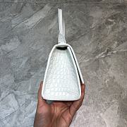 BALENCIAGA HOURGLASS MINI BAG White - 3