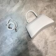 BALENCIAGA HOURGLASS SMALL BAG White - 2