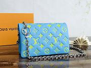 LV Pochette Coussin Bag Blue 20cm - 1