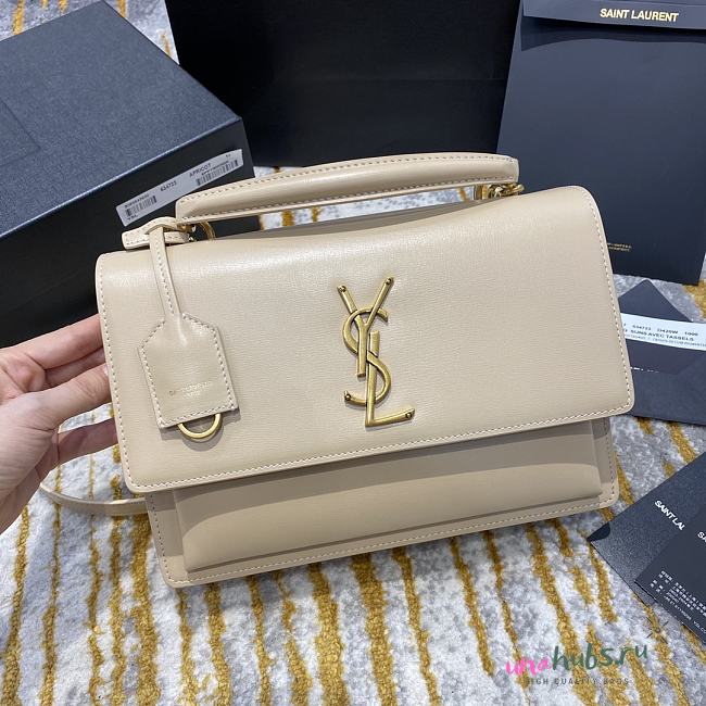 Ysl Sunset Bag in Beige - 1