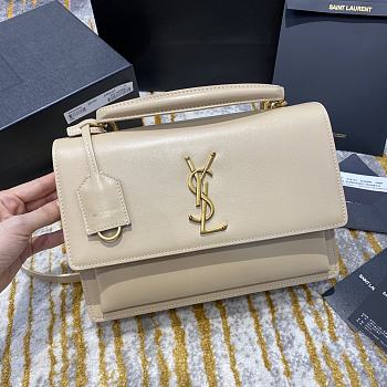 Ysl Sunset Bag in Beige