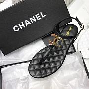 Chanel sandals Black  - 5