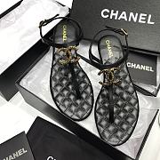 Chanel sandals Black  - 6