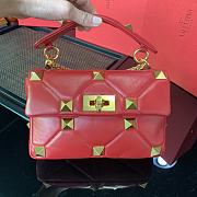 Valentino Garavani Roman Stud Red Bag 25cm - 5