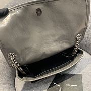 YSL NIKI Bag Dark Grey 28cm  - 2