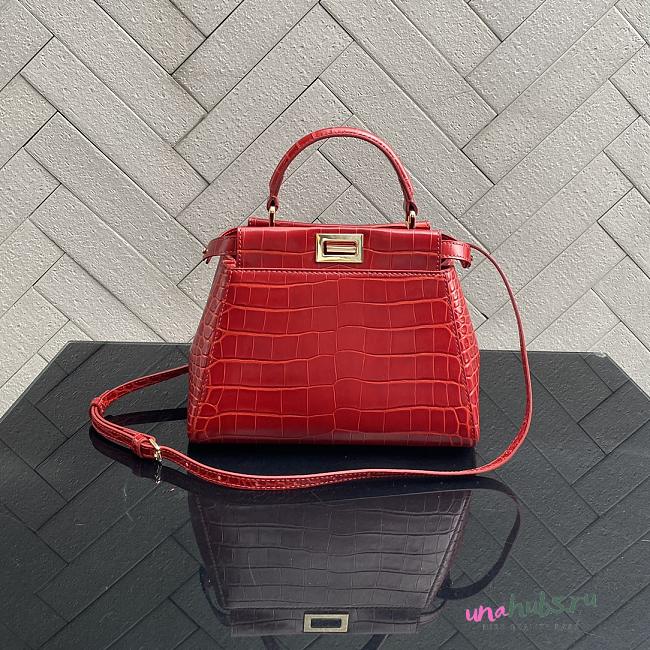 Fendi peekaboo mini red - 1