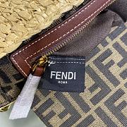 Fendi Baguette Woven straw bag - 6