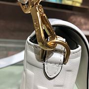 Fendi Baguette White Bag Medium  - 5