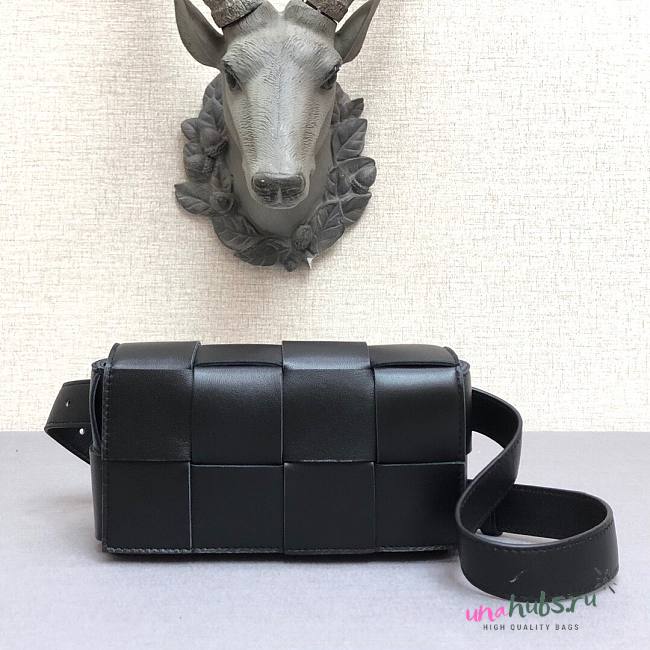 Bottega Veneta Belt Cassette bag in black - 1