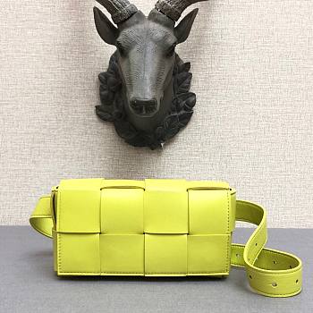 Bottega Veneta Belt Cassette bag in yellow