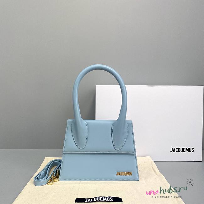 Jacquemus tote bag blue sea 18cm - 1