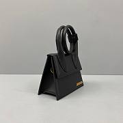 Jacquemus Le Chiquito Noeud Handbag Black 18cm - 5