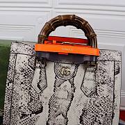 Gucci Diana Small Python Tote Bag 660195 - 2