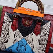 Gucci Diana Small Red Python Tote Bag 660195 - 4