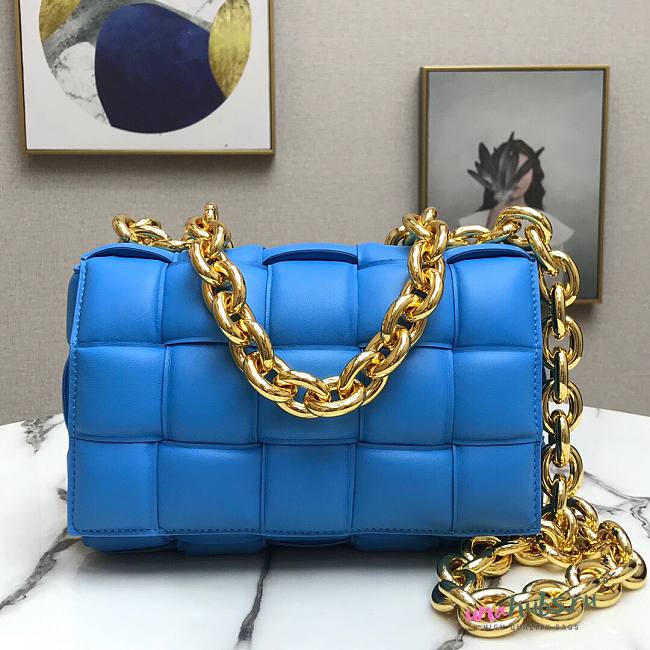 Bottega Veneta The Chain Cassette Very Blue Bag - 1