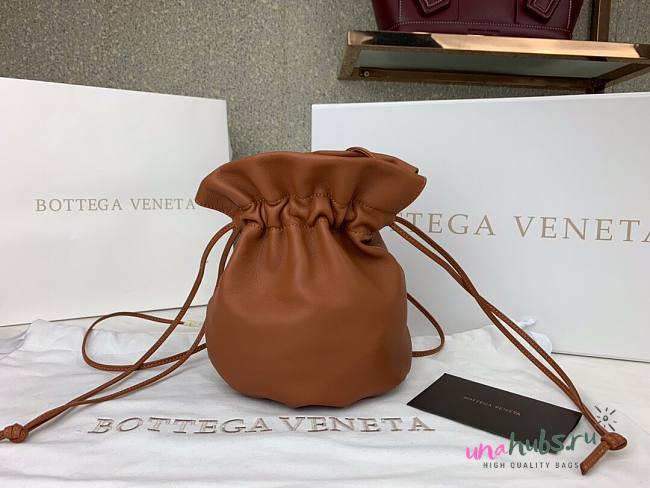 Bottega Veneta Nappa Leather Brown Bag - 1