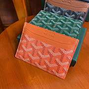 Goyard card holder wallet orange - 1