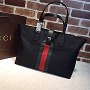 Gucci Black Techno Canvas Tote Bag 337070 - 4