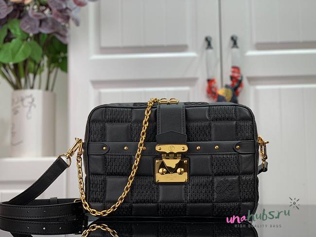 Louis Vuitton Troca PM H27 in Black M59116  - 1