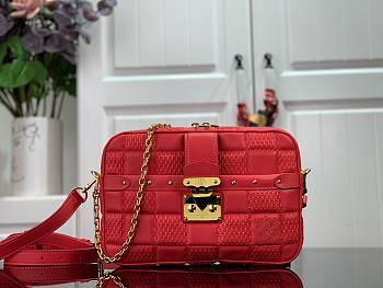 Louis Vuitton Troca PM H27 in Red M59116