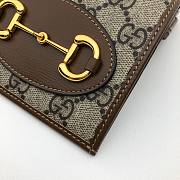 Gucci 1955 Horsebit GG Supreme Wallet With Chain - 2