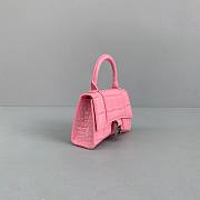 Balenciaga Hourglass Mini Pink Bag - 5