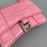 Balenciaga Hourglass Mini Pink Bag - 2