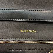 Balenciaga hourglass shoulder bag in black - 2