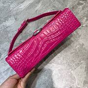 Balenciaga hourglass shoulder bag in pink - 3