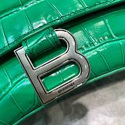 Balenciaga hourglass shoulder bag in green - 6