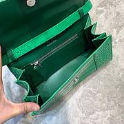 Balenciaga hourglass shoulder bag in green - 5