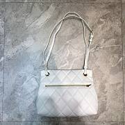 Balenciaga shoulder tote bag in white - golden hardware 25cm - 5