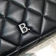 Balenciaga shoulder tote bag in black - black hardware 25cm - 3