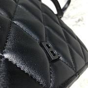 Balenciaga shoulder tote bag in black - black hardware 25cm - 2