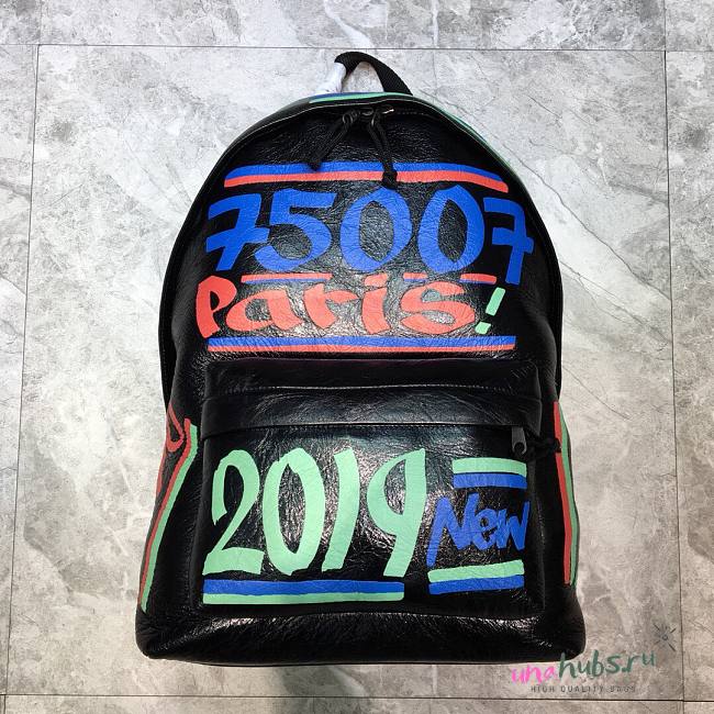 Balenciaga graffiti backpack 01 - 1