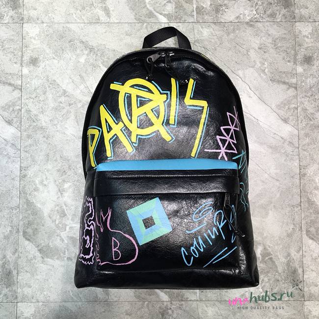 Balenciaga graffiti backpack 03 - 1