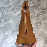 Balenciaga Ville Top Handle Bag Brown/White - 2