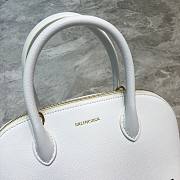 Balenciaga Ville Top Handle Mini Bag White/ Black - 4