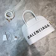 Balenciaga Ville Top Handle Mini Bag White/ Black - 3