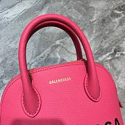 Balenciaga Ville Top Handle Mini Bag Pink/ Black - 5