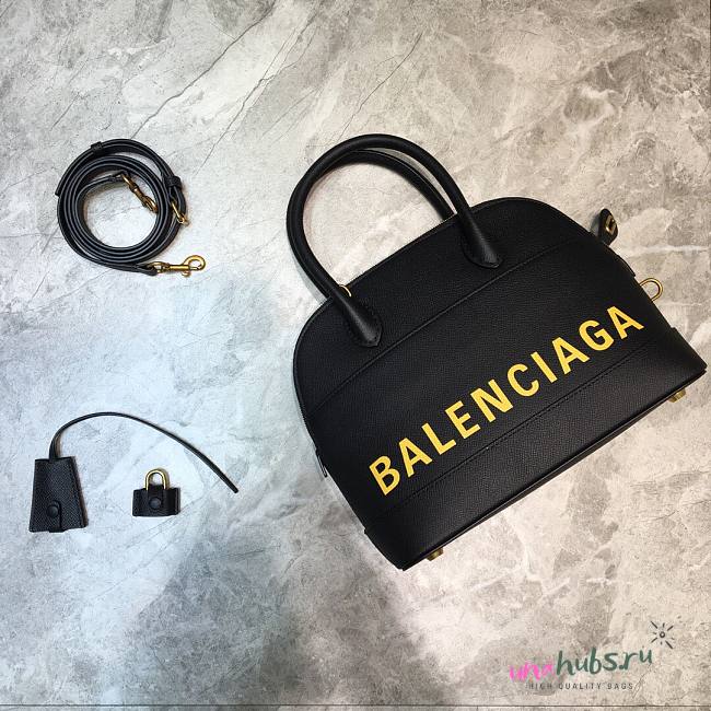 Balenciaga Ville Top Handle Mini Bag Black/ Yellow - 1