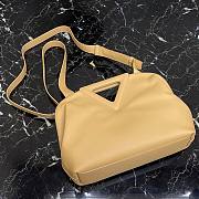 Bottega Veneta top handle bag in almond - 5