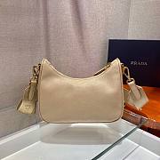 Prada Re-Edition 2005 Saffiano beige leather bag 1BH204 - 5