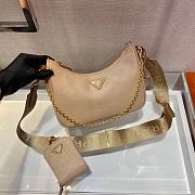 Prada Re-Edition 2005 Saffiano beige leather bag 1BH204 - 3