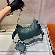 Prada Re-Edition 2005 Saffiano green leather bag 1BH204 - 3