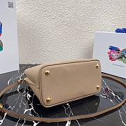 Prada Saffiano Top Handle Bag Beige 1BN012 - 4