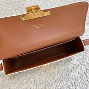 Celine Triomphe Shoulder Bag Shiny Calfskin  - 5