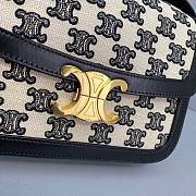 Celine Embroidery Calfskin Triiomphe Bag   - 2